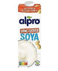 ALPRO SOJADRINK OHNE ZUCKER, 8 X 1L / KT 