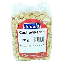 CASHEW KERNE, UNGESALZEN, 500G / BTL 