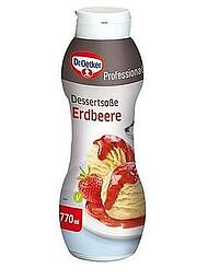 DESSERTSOßE ERDBEERE, 770 ML / FL  