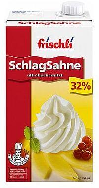 FRISCHLI H-​SCHLAGSAHNE 32 %, 12 X 1L / KT 