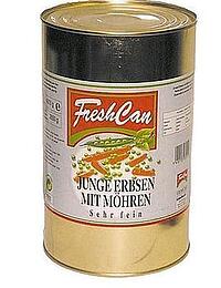 JUNGE ERBSEN MIT MÖHREN, 4.​250ML / DS 